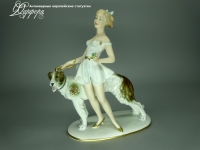 statuetka-antikvariat-chexiya-devochka s borzoj-gerold-14